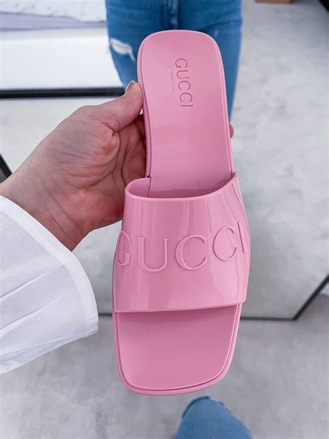 gucci jelly sandals dupes|best gucci loafer dupe.